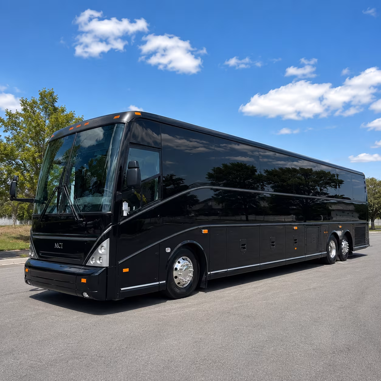 charter bus shuttle service for march air reserve base personnel