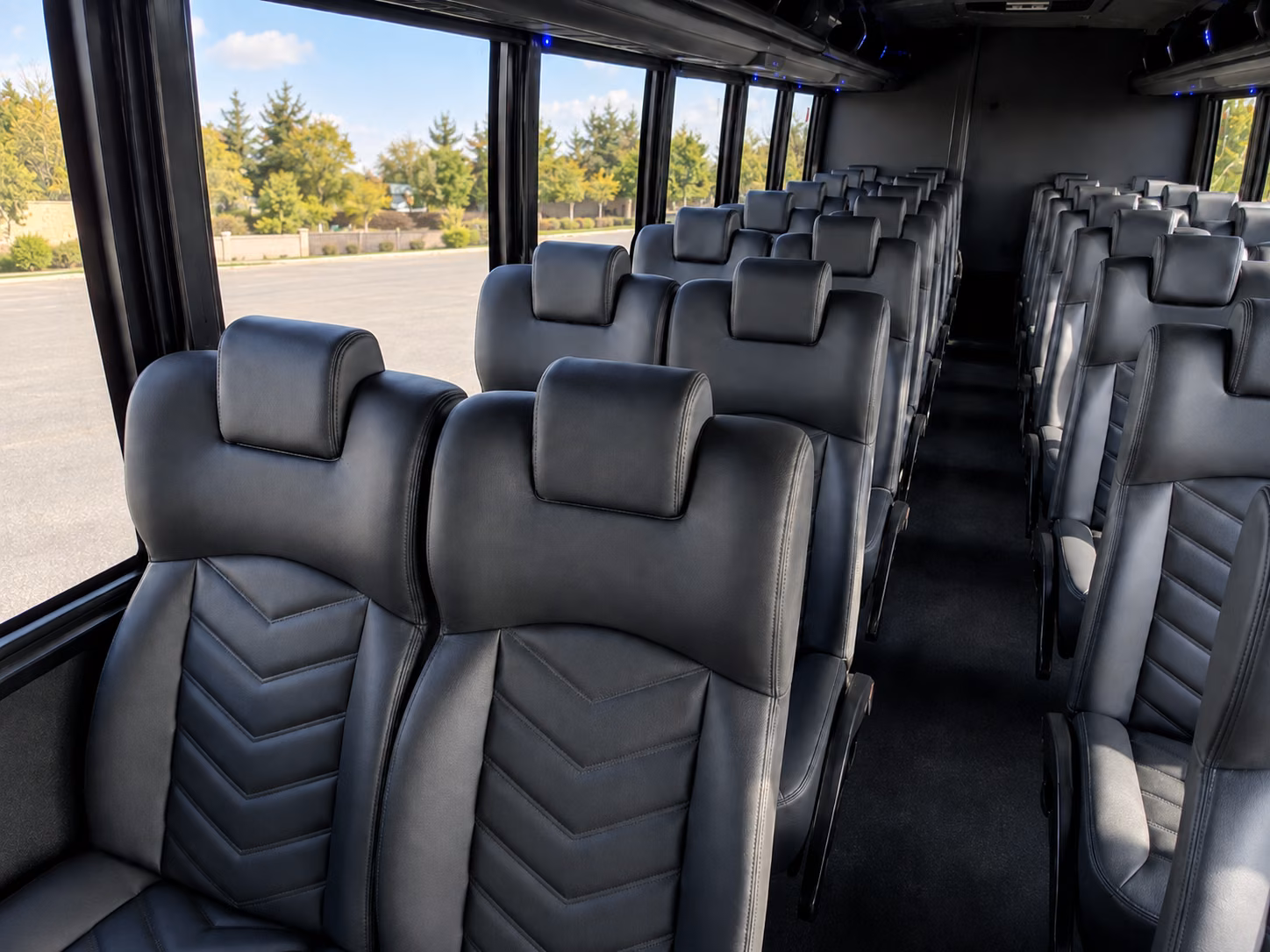 menifee 20 passenger minibus interior