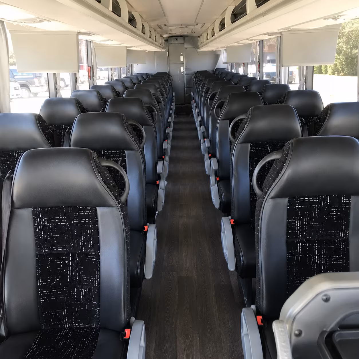 menifee 56 passenger charter bus inside