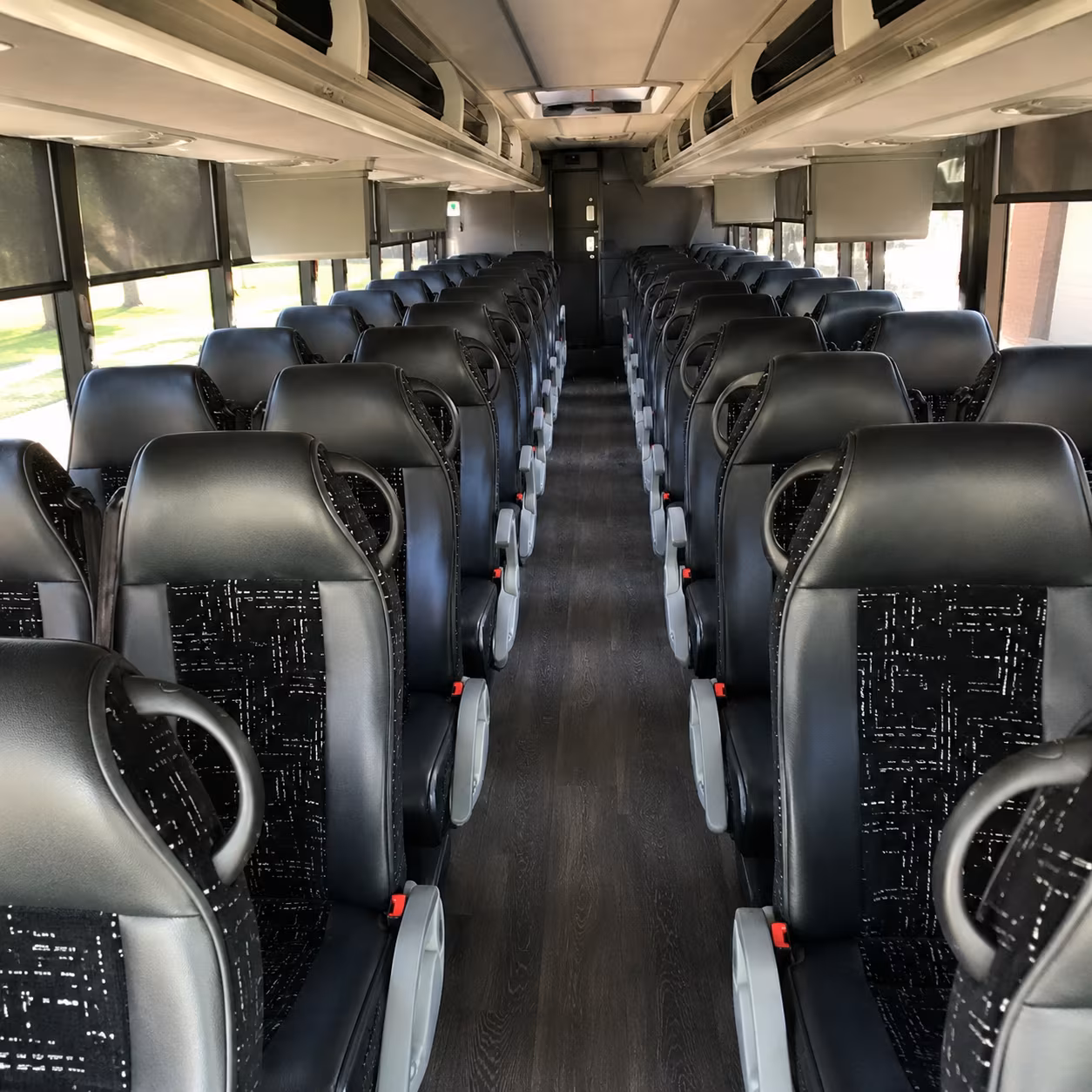 menifee 56 passenger charter bus interior