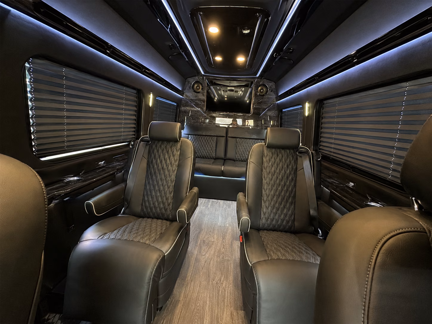 menifee wedding transportation onboard seating